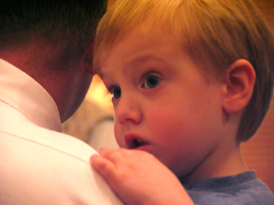 `Sissy`s getting baptized.`