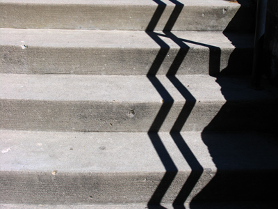 Sunlight traveled 92,999,999.999 miles before being defeated by a handrail.