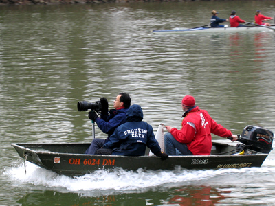 Who do you have to know to get to take pictures from a boat?
