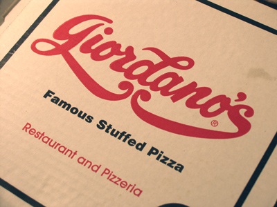 A nice coworker brought me a pizza from her trip to Chicago.