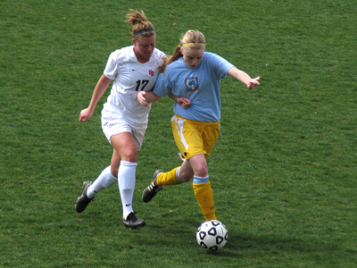 Later there was a bench-clearing brawl when the fullback suggested that the midfielder wasn`t a natural blonde.