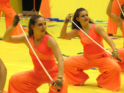 Favorite: peppy routines with no intellectual demands.  Least favorite: slow routines about 9/11 or Helen Keller.