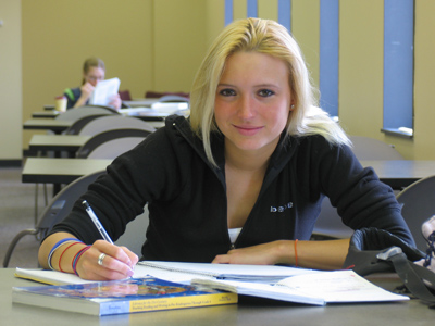 All the cool kids hang out at the library.