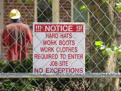 Safety first!  No exceptions!