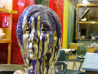 Tracy`s first attempt at coloring her hair was less than successful.