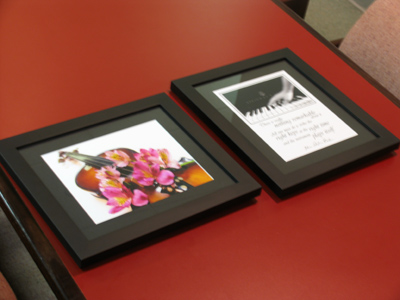 My photographs can be found on only the finest conference room tables.