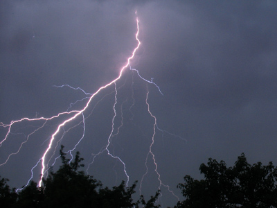 How inefficient: I had to press the button when there WASN`T any lightning and hope it would suddenly appear.