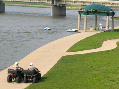 `Race ya to the swan.`