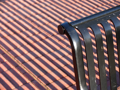 I`m being followed by a bench shadow, bench shadow, bench shadow.