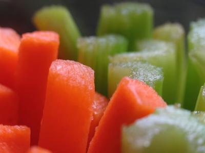 Dinner tonight was cool and crisp and crunchy.