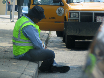 Break time! [Hey is that writing backwards?]