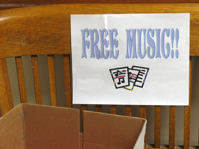 I wasn`t aware music was in captivity.