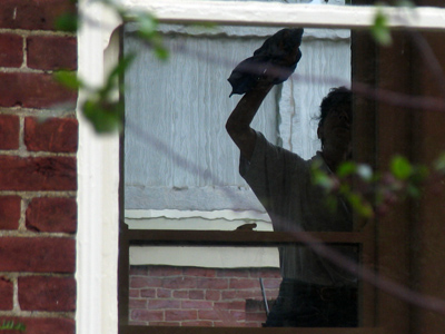 On the outside looking in.