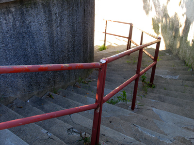 Spooky in the daytime, probably terrifying at night.