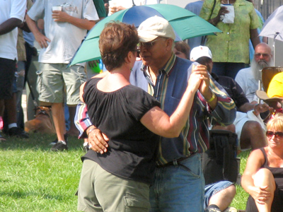 People stop and stare, they don`t bother me, for there`s nowhere else on earth that I would rather be.