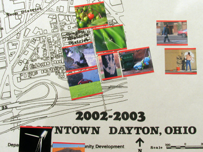 These are the locations for the gigantic billboards promoting my exhibit.