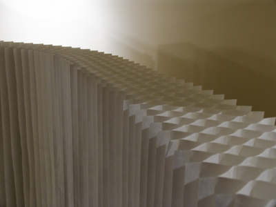 Like a really long accordion.