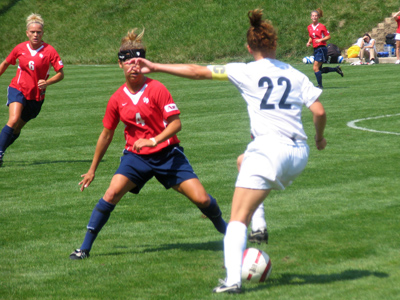 Nyuk, nyuk, nyuk!  I saw this in a Three Stooges movie.