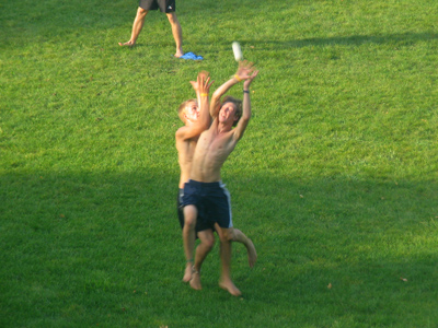 `I GOT IT! I GOT IT! [Ooof!] I ain`t got it.`