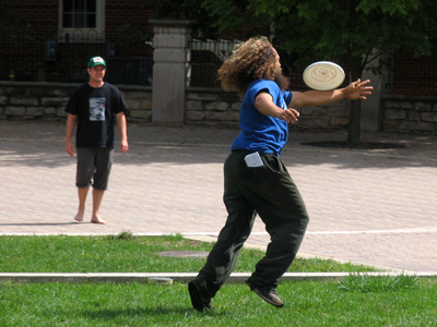 `I GOT IT! I GOT IT! [Ooof!] I ain`t got it.`