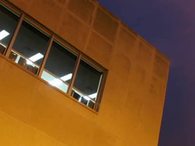 A bold new direction in architectural photography?  No, it was raining outside and I was tired.