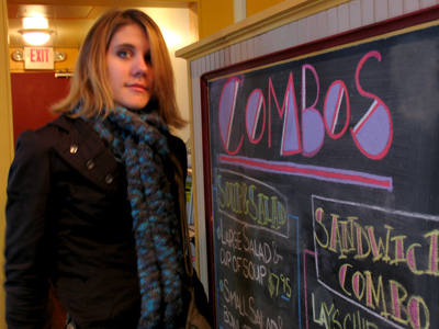 Dinner with Kacky in New Delhi -- or, a new deli.