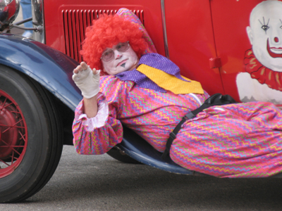 At least some people got to wave while lying down.