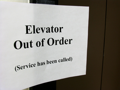 With this elevator, just call a memorial service.