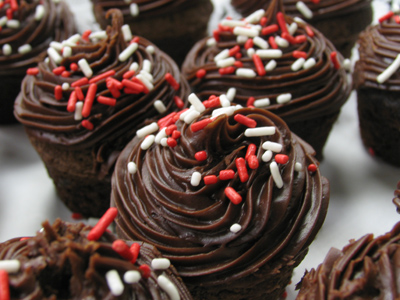 The photographer gets photographed.  (Hey, she has the same kind of camera that I have.)