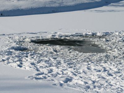 Remember that scene in `It`s a Wonderful Life` where George Bailey rescues his brother Harry from the ice?