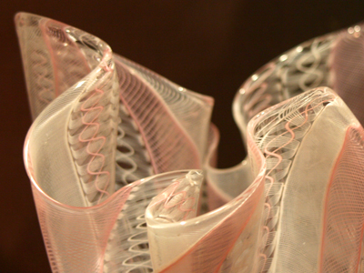 Glass as delicate as lace.