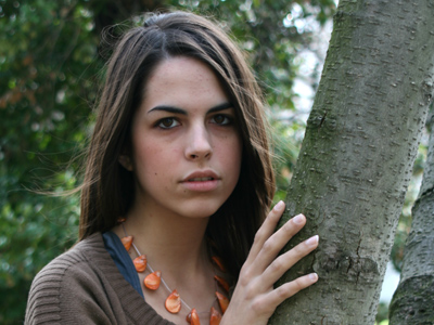 My specialty:  dark-haired girls in trees.