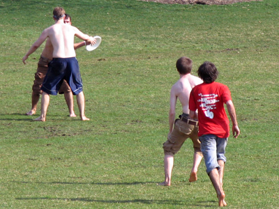 They just arrived from Frisbee, Wisconsin.