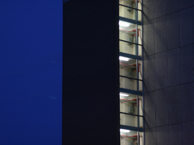 Stairwell at night:  angle 1.