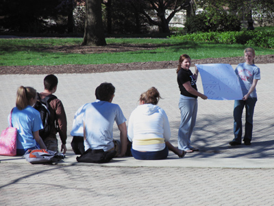  . . . unless it was group presentation time.