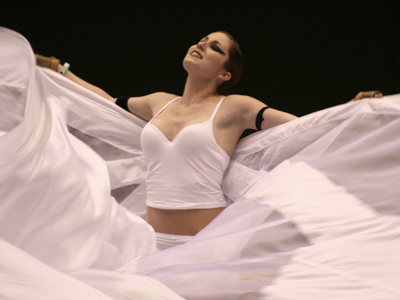 What I like about color guard:  fluid grace.