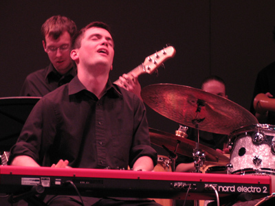 This guy`s doing it all wrong.  It`s not about ENJOYING the piano, it`s about playing the RIGHT NOTES.