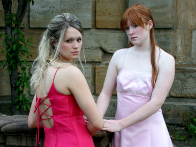 I had hoped to take these photos yesterday, but only one sister was available (see above).