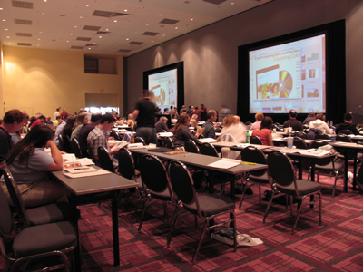 I spent the day with hundreds of devotees listening to one Famous Photoshop Guy (I was in the front row, of course).