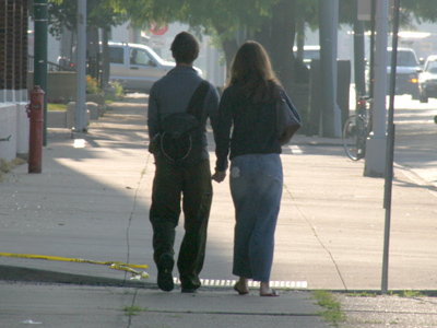 She was limping and had a bandage on her foot.  Maybe he`s not a good dancer.