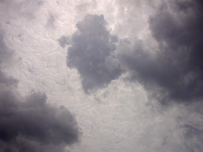 The sky was cloudy all day (and there weren`t any deer or antelope playing).