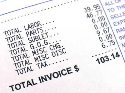 That`s just to figure out what`s wrong with the car, not to fix the car.