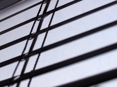 When all else fails, shoot the living room blinds.