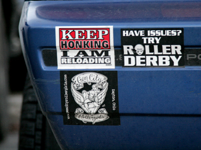 Actually roller derby is gooder than ever.  Dayton`s team has a mission statement that talks about `building positive relationships between women.`