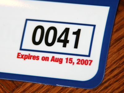 I pay a lot to park in the lot.