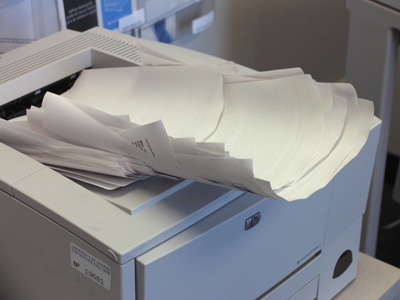 With the air conditioning not working, it has been pretty hot and humid in the library.