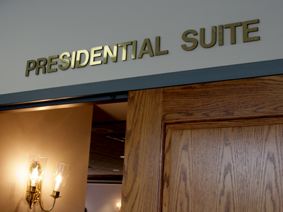 Not my normal lunch hangout, but I must`ve done something good.