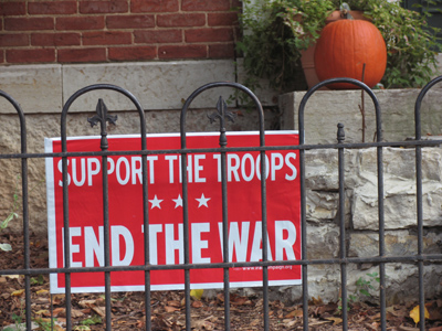 One way to initiate social discourse . . . 