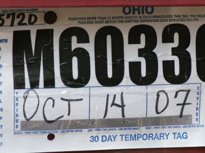 A ticket waiting to happen.