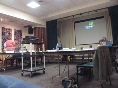 The people who sit at this table will decide if I get the grant I applied for (see August 2, 2007).